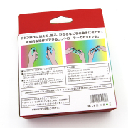 Wireless Gamepad Left and Right Controller Support Turbo and RGB Light for Switch Joycon - Light Blue/Green 02