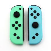Wireless Gamepad Left and Right Controller Support Turbo and RGB Light for Switch Joycon - Light Blue/Green 03