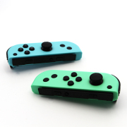 Wireless Gamepad Left and Right Controller Support Turbo and RGB Light for Switch Joycon - Light Blue/Green 06