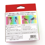 Wireless Gamepad Left and Right Controller Support Turbo and RGB Light for Switch Joycon - Blue/Red 02