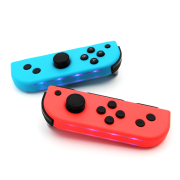 Wireless Gamepad Left and Right Controller Support Turbo and RGB Light for Switch Joycon - Blue/Red 05