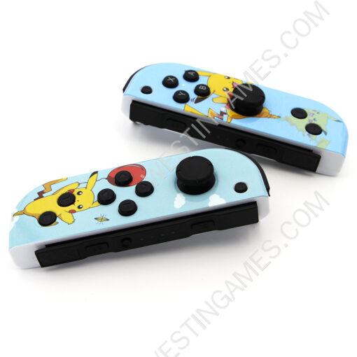 Wireless Gamepad Left and Right Controller Support Turbo and RGB Light for Switch Joycon - Pika - Image 6