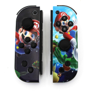 Wireless Gamepad Left and Right Controller Support Turbo and RGB Light for Switch Joycon - Mario B 03