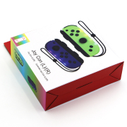 Wireless Gamepad Left and Right Controller Support Turbo and RGB Light for Switch Joycon - Purple and Green