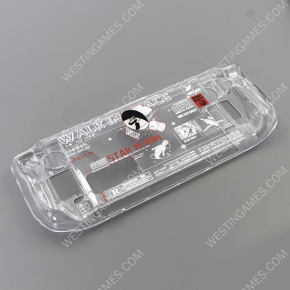 Fashion Crystal Protective Cover Case for Steam Deck Console - Travel in Space