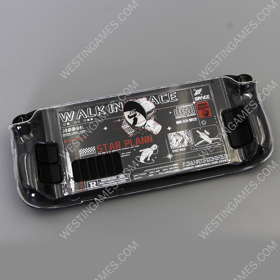 Fashion Crystal Protective Cover Case for Steam Deck Console - Travel in Space - Image 4
