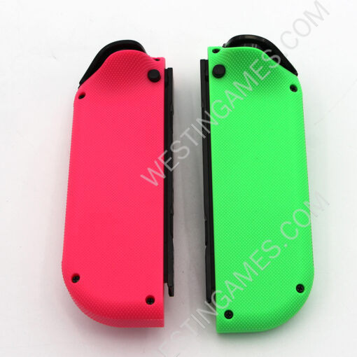 Wireless Gamepad Left and Right Controller Support Turbo and RGB Light for Switch Joycon - Green/Pink - Image 4