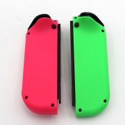 Wireless Gamepad Left and Right Controller Support Turbo and RGB Light for Switch Joycon - Green/Pink 04