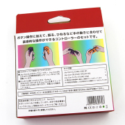 Wireless Gamepad Left and Right Controller Support Turbo and RGB Light for Switch Joycon - purple yellow color scheme 02