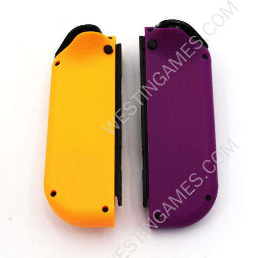 Wireless Gamepad Left and Right Controller Support Turbo and RGB Light for Switch Joycon - purple yellow color scheme - Image 4