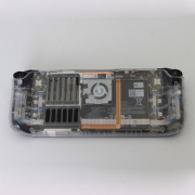 Modified Heat Sink Backshell Rear Back Plate Shell Replacement Case Set Accessories For Steam Deck - Clear White 02