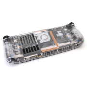 Modified Heat Sink Backshell Rear Back Plate Shell Replacement Case Set Accessories For Steam Deck - Clear White 03