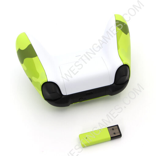 Wireless Game Joysticks Controller with 2.4G Adapter Receiver For Xbox Series X/S Console Windows PC - Camouflage Yellow - Image 5