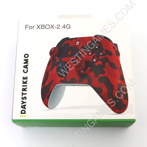 Wireless Game Joysticks Controller with 2.4G Adapter Receiver For Xbox Series X/S Console Windows PC - Camouflage Red - Image 2