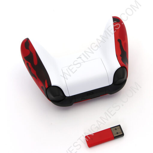 Wireless Game Joysticks Controller with 2.4G Adapter Receiver For Xbox Series X/S Console Windows PC - Camouflage Red - Image 5