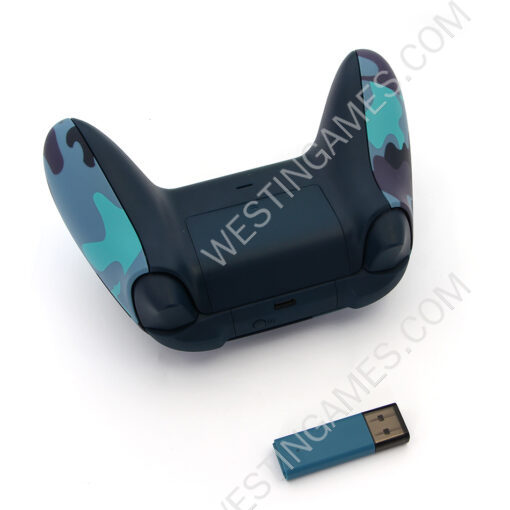 Wireless Game Joysticks Controller with 2.4G Adapter Receiver For Xbox Series X/S Console Windows PC - Camouflage Blue - Image 5