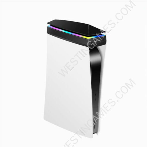External Host Universal RGB Cooling Fan Dust-proof Top Heat Radiation Fan for PS5 Console - Black - Image 2