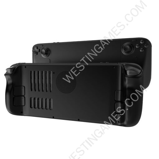 Modified Heat Sink Backshell Rear Back Plate Shell Replacement Case Set Accessories For Steam Deck - Black