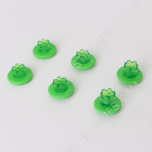 8x Analog Gamepads Rockers Cap Cover Handle Button Grip Part Replacement for PS5 Edge Controller Green - Image 6