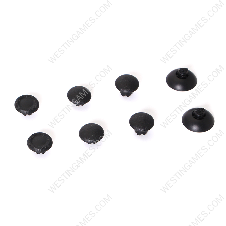 8x Analog Gamepads Rockers Cap Cover Handle Button Grip Part Replacement for PS5 Edge Controller Black