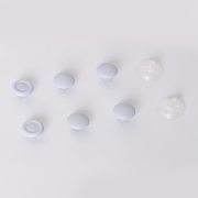 8x Analog Gamepads Rockers Cap Cover Handle Button Grip Part Replacement for PS5 Edge Controller White