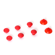8x Analog Gamepads Rockers Cap Cover Handle Button Grip Part Replacement for PS5 Edge Controller Red