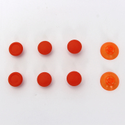 8x Analog Gamepads Rockers Cap Cover Handle Button Grip Part Replacement for PS5 Edge Controller Orange 02