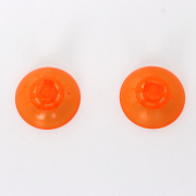 8x Analog Gamepads Rockers Cap Cover Handle Button Grip Part Replacement for PS5 Edge Controller Orange 04