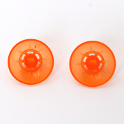 8x Analog Gamepads Rockers Cap Cover Handle Button Grip Part Replacement for PS5 Edge Controller Orange 05