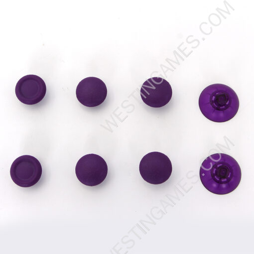 8x Analog Gamepads Rockers Cap Cover Handle Button Grip Part Replacement for PS5 Edge Controller Purple - Image 2