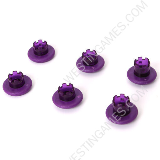8x Analog Gamepads Rockers Cap Cover Handle Button Grip Part Replacement for PS5 Edge Controller Purple - Image 6
