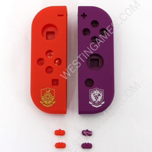 Original Left and Right Housing Cover Case with SL SR Button Set for Nintendo switch Joy-con - Pokemon Scarlet and Violet - Image 2