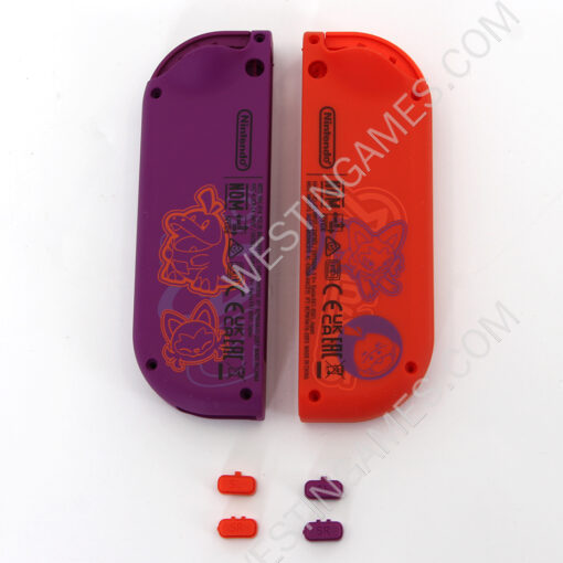 Original Left and Right Housing Cover Case with SL SR Button Set for Nintendo switch Joy-con - Pokemon Scarlet and Violet - Image 3