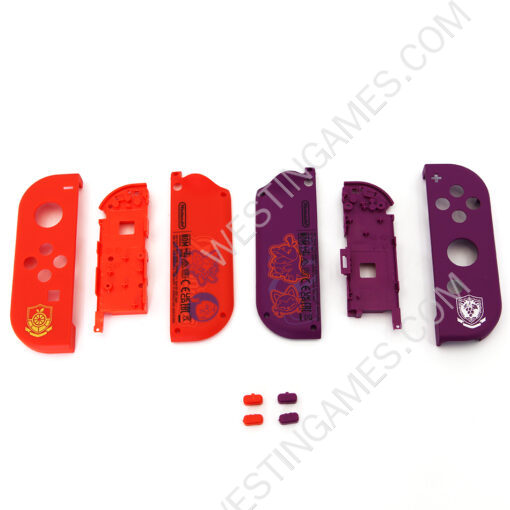 Original Left and Right Housing Cover Case with SL SR Button Set for Nintendo switch Joy-con - Pokemon Scarlet and Violet - Image 5