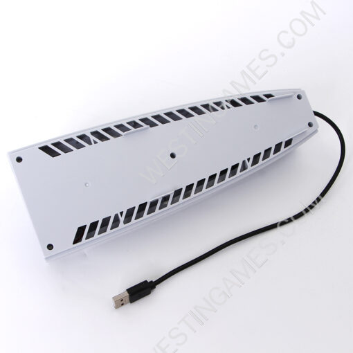 External Host Universal RGB Cooling Fan Dust-proof Top Heat Radiation Fan for PS5 Console - White - Image 6