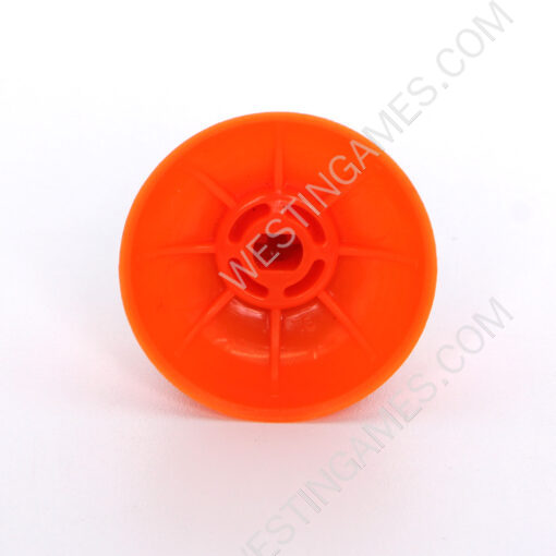 Replacement 3D Analog Top Cover Shell Thumb Stick Cap for PS5 Controller - Black and Orange - Image 2