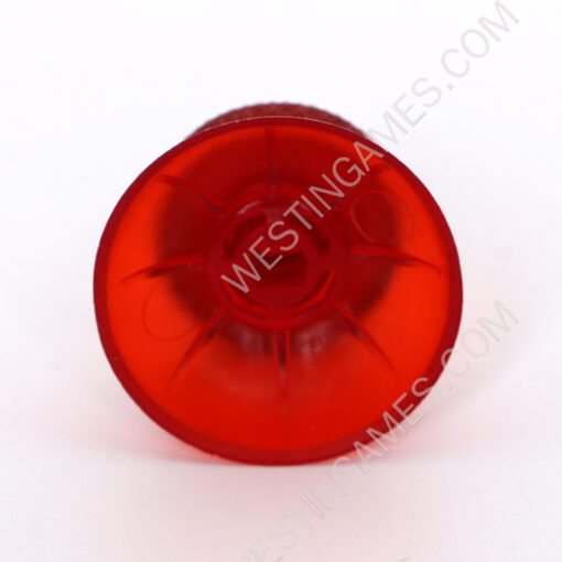 Replacement 3D Analog Top Cover Shell Thumb Stick Cap for PS5 Controller - transparent Red - Image 2