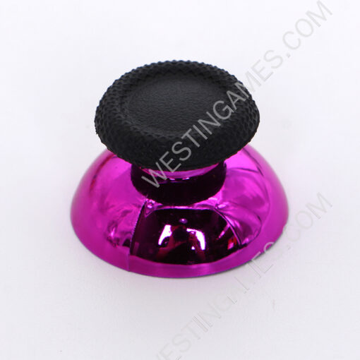 Mirror Chrome 3D Analog Top Cover Shell Thumb Stick Cap for PS5 Controller- Pink