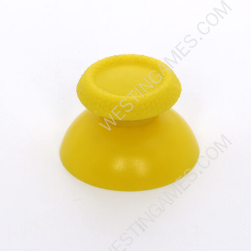 Replacement 3D Analog Top Cover Shell Thumb Stick Cap for PS5 Controller - Yellow