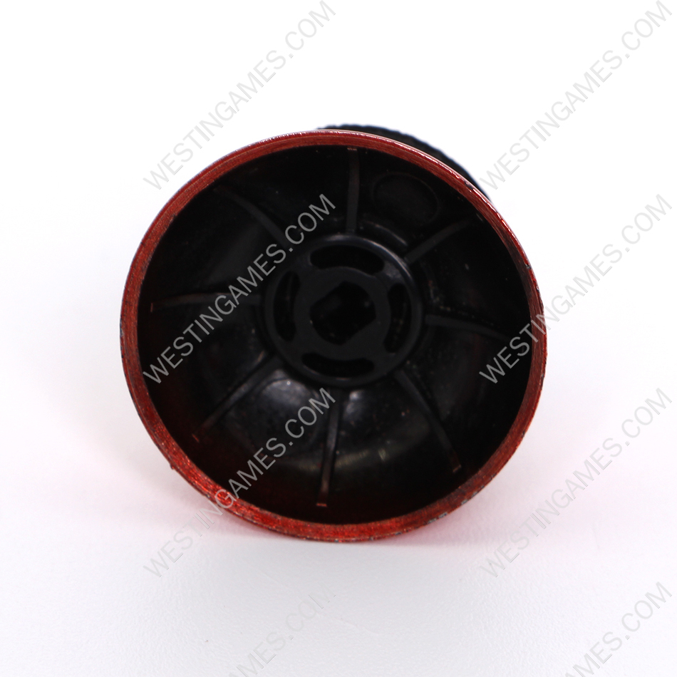 Mirror Chrome 3D Analog Top Cover Shell Thumb Stick Cap for PS5 Controller- Red - Image 2