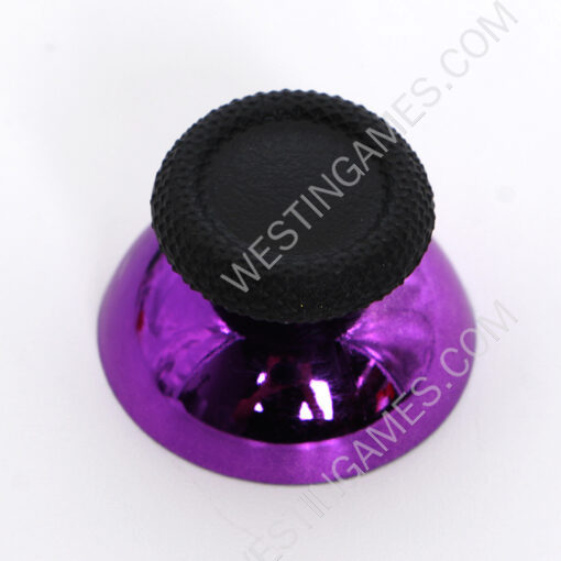 Mirror Chrome 3D Analog Top Cover Shell Thumb Stick Cap for PS5 Controller- Purple