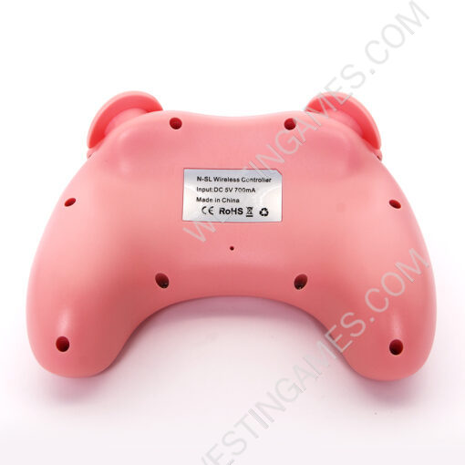 Pekingese Theme Bluetooth Wireless Handheld Pro Gamepad Controller with Wakeup for Switch Pink - Image 3