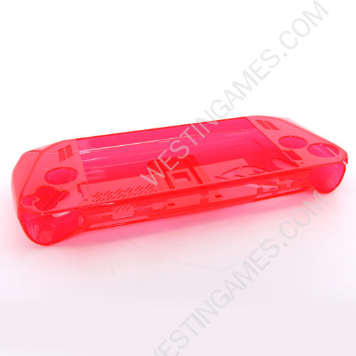 Transparent Crystal Protecting Cover Case with Stand for ROG Ally - Clear Red - Image 6