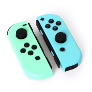 Wireless Bluetooth L/R Joycon Game Controller Support Fitness Ring with Hand Wrist for NS Switch - Green and Blue