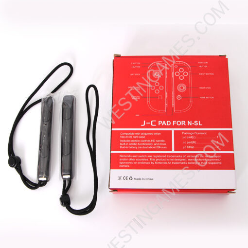 Wireless Bluetooth L/R Joycon Game Controller Support Fitness Ring with Hand Wrist for NS Switch - Grey - Image 6