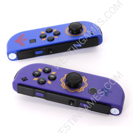 Wireless Bluetooth L/R Joycon Game Controller Support Fitness Ring with Hand Wrist for NS Switch - Zelda Blue - Image 3