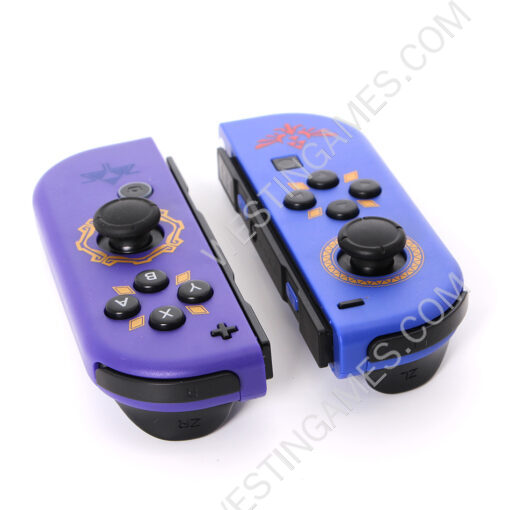 Wireless Bluetooth L/R Joycon Game Controller Support Fitness Ring with Hand Wrist for NS Switch - Zelda Blue - Image 4