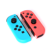 Wireless Bluetooth L/R Joycon Game Controller Support Fitness Ring with Hand Wrist for NS Switch - Blue and red