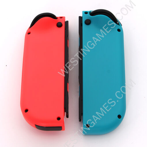 Wireless Bluetooth L/R Joycon Game Controller Support Fitness Ring with Hand Wrist for NS Switch - Blue and red - Image 2