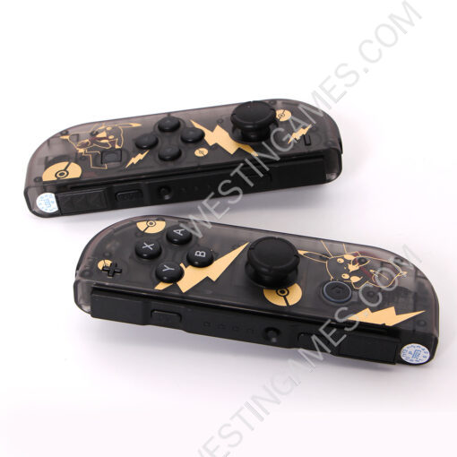 Transparent Black Wireless Bluetooth L/R Joycon Game Controller Support Fitness Ring with Hand Wrist for NS Switch - Pokemon - Image 3
